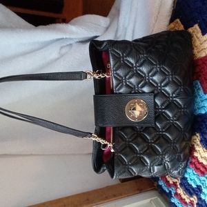 Kate Spade Elana Astor Quilted Black Handbag